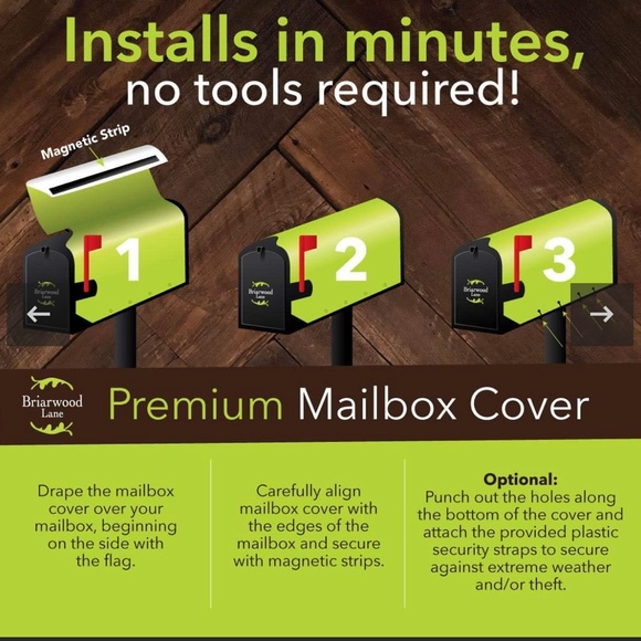 Briarwood Lane Haunted House Party Halloween Magnetic Mailbox Cover Full Moon - Picture 4 of 5